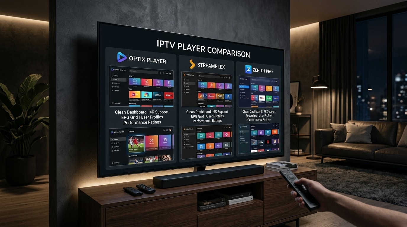 Top 7 Best IPTV Players & Apps for 2026 (Tested) - Kemo IPTV Guide